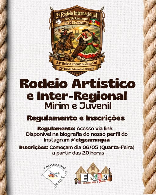 29º Rodeio Artístico e Interregional do Enart Mirim e Juvenil